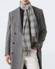 Eleventy Eleventy Checked silk, wool, and cashmere scarf - 3