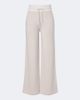 Eleventy Eleventy Chevron cashmere flared pants - 1