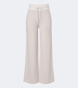 Eleventy Eleventy Chevron cashmere flared pants