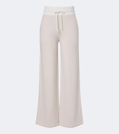 Eleventy Eleventy Chevron cashmere flared pants