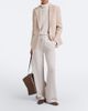 Eleventy Eleventy Chevron cashmere flared pants - 2