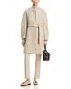 Eleventy Eleventy Collarless Belted Wool Blend Coat - 2