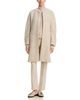 Eleventy Eleventy Collarless Belted Wool Blend Coat - 3