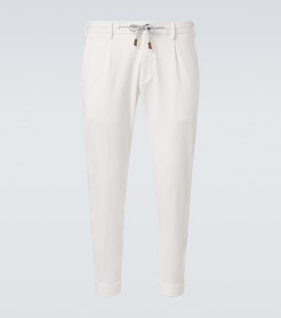 Eleventy Eleventy Cotton-blend slim pants