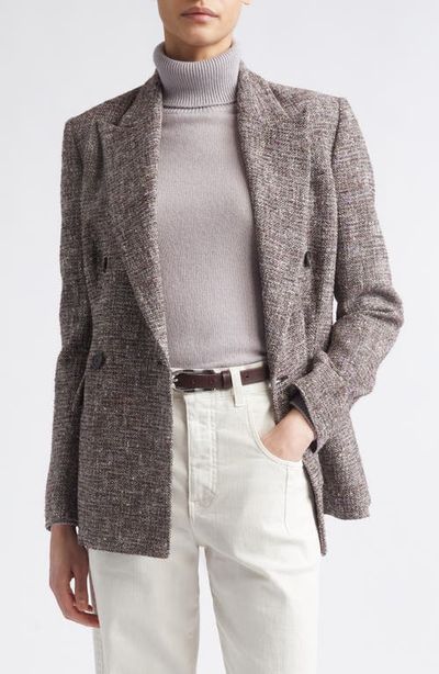 Eleventy Eleventy Double Breasted Wool Blend Jacket