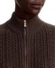 Eleventy Eleventy Double Zipper Mock Neck Cashmere Sweater - 4