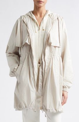Eleventy Eleventy Drawstring Waist Parka