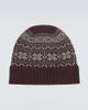 Eleventy Eleventy Fair Isle intarsia cashmere beanie - 1