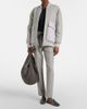 Eleventy Eleventy Herringbone wool-blend down jacket - 6