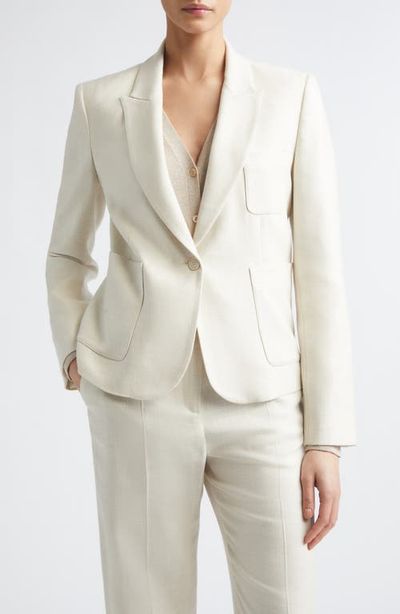Eleventy Eleventy Herringbone Wool Blend Jacket