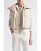 Eleventy Eleventy High Neck Wool Mouliné Padded Down Vest - 1