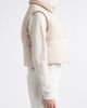 Eleventy Eleventy High Neck Wool Mouliné Padded Down Vest - 4