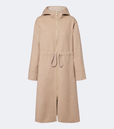 Eleventy Eleventy Hooded wool and cashmere coat