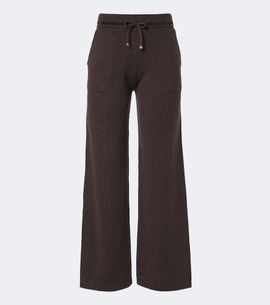 Eleventy Eleventy Knitted cashmere wide-leg pants