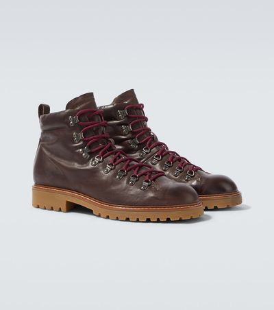 Eleventy Eleventy Leather lace-up boots