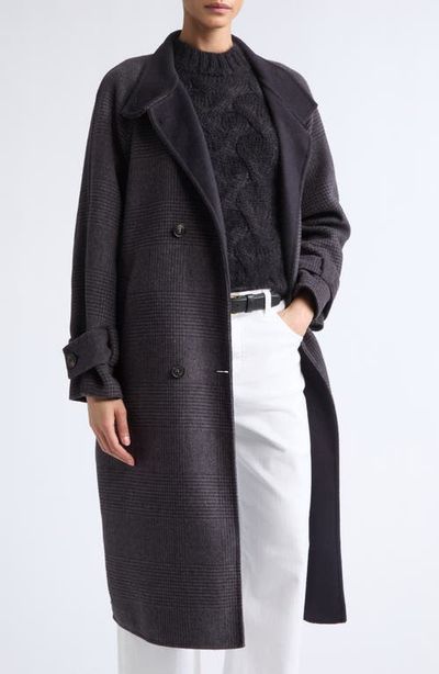 Eleventy Eleventy Military Double Breasted Wool & Cashmere Coat