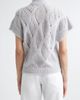 Eleventy Eleventy Open Stitch Short Sleeve Mohair & Silk Zip Cardigan - 2