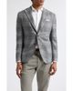Eleventy Eleventy Plaid Cashmere & Silk Sport Coat - 1