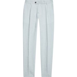 Eleventy Eleventy Pleated Tapered Linen Pants