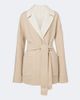 Eleventy Eleventy Reversible wool wrap coat - 1