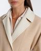 Eleventy Eleventy Reversible wool wrap coat - 3