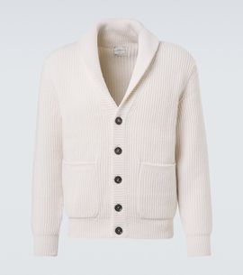 Eleventy Eleventy Ribbed-knit wool cardigan