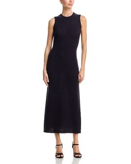 Eleventy Eleventy Round Neck Cashmere Sleeveless Dress