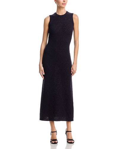 Eleventy Eleventy Round Neck Cashmere Sleeveless Dress