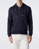 Eleventy Eleventy Silk and cotton-blend zip-up hoodie - 2