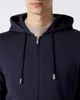 Eleventy Eleventy Silk and cotton-blend zip-up hoodie - 5