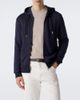 Eleventy Eleventy Silk and cotton-blend zip-up hoodie - 6