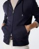Eleventy Eleventy Silk and cotton-blend zip-up hoodie - 7