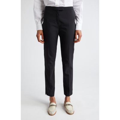Eleventy Eleventy Slim Fit Virgin Wool Blend Trousers