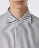 Eleventy Eleventy Striped twill shirt - 6