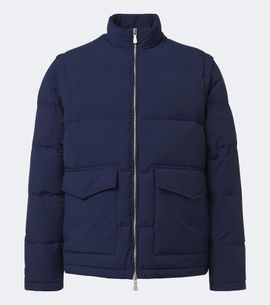 Eleventy Eleventy Wool-blend down jacket