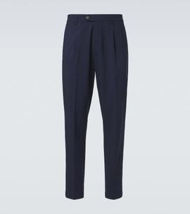 Eleventy Eleventy Wool-blend straight pants