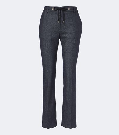 Eleventy Eleventy Wool-blend tapered pants