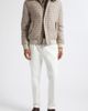 Eleventy Eleventy Wool Blend Bomber Jacket with Genuine Shearling Collar - 2
