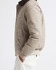 Eleventy Eleventy Wool Blend Bomber Jacket with Genuine Shearling Collar - 5