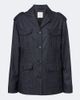 Eleventy Eleventy Wool, cotton, and cashmere-blend jacket - 1