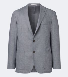 Eleventy Eleventy Wool, cotton, and cashmere blazer