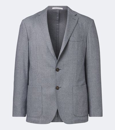 Eleventy Eleventy Wool, cotton, and cashmere blazer