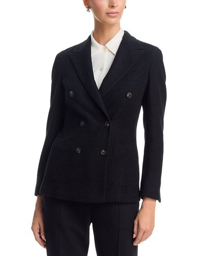 Eleventy Eleventy Wool Mohair Double Breasted Jacket