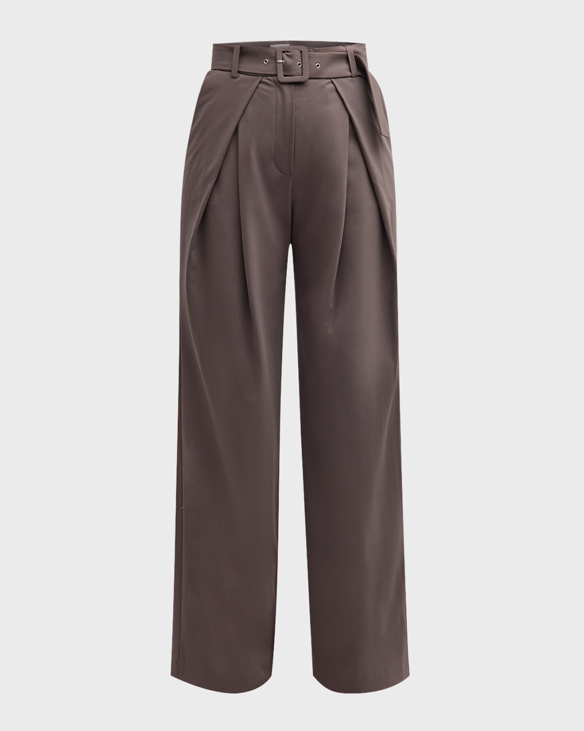 Eleventy High-Rise Pleated Trousers