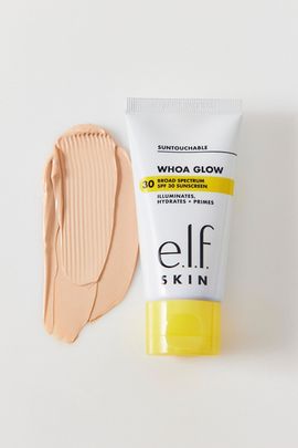 e.l.f. Cosmetics e. l.f. Cosmetics Suntouchable Whoa Glow SPF 30 Primer in Sunbeam at Urban Outfitters