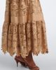 Elie Saab Elie Saab Belted tIered guipure lace maxi dress - 4