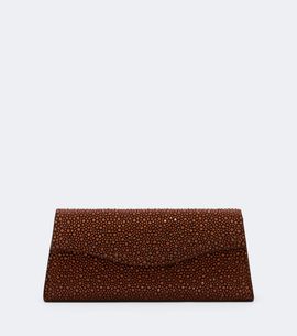Elie Saab Elie Saab Crystal-embellished clutch