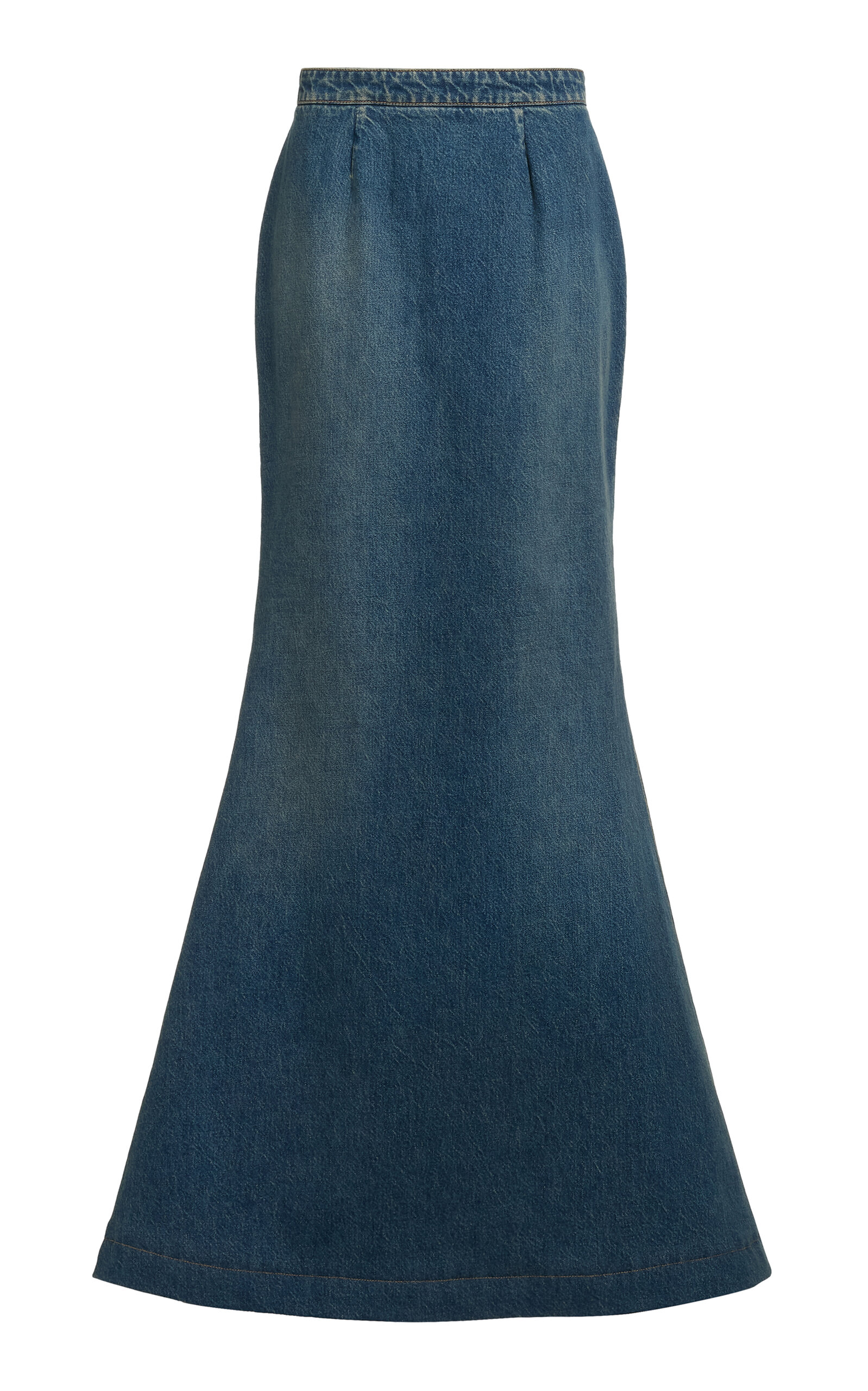 Elie Saab Elie Saab Denim Maxi Skirt