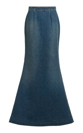 Elie Saab Elie Saab Denim Maxi Skirt