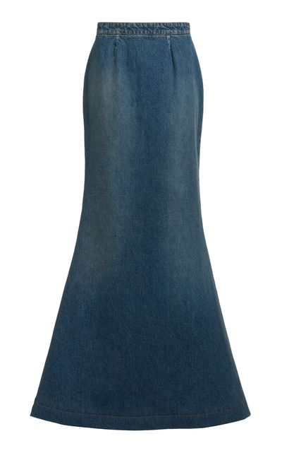 Elie Saab Elie Saab Denim Maxi Skirt